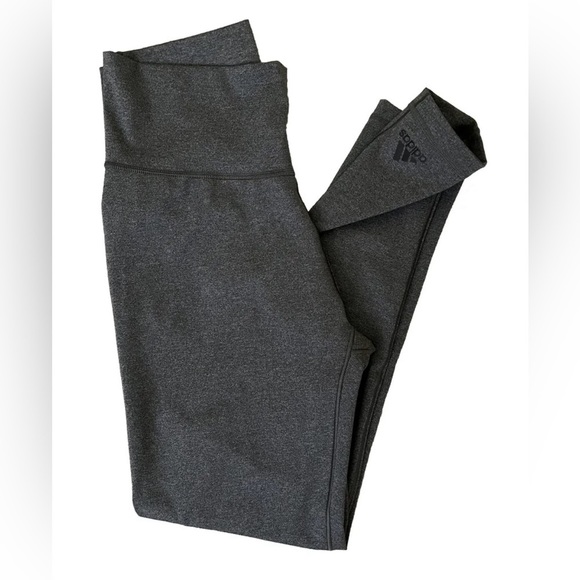 adidas Pants - Adidas Compression Women's Leggings Sz Medium - Charcoal Gray